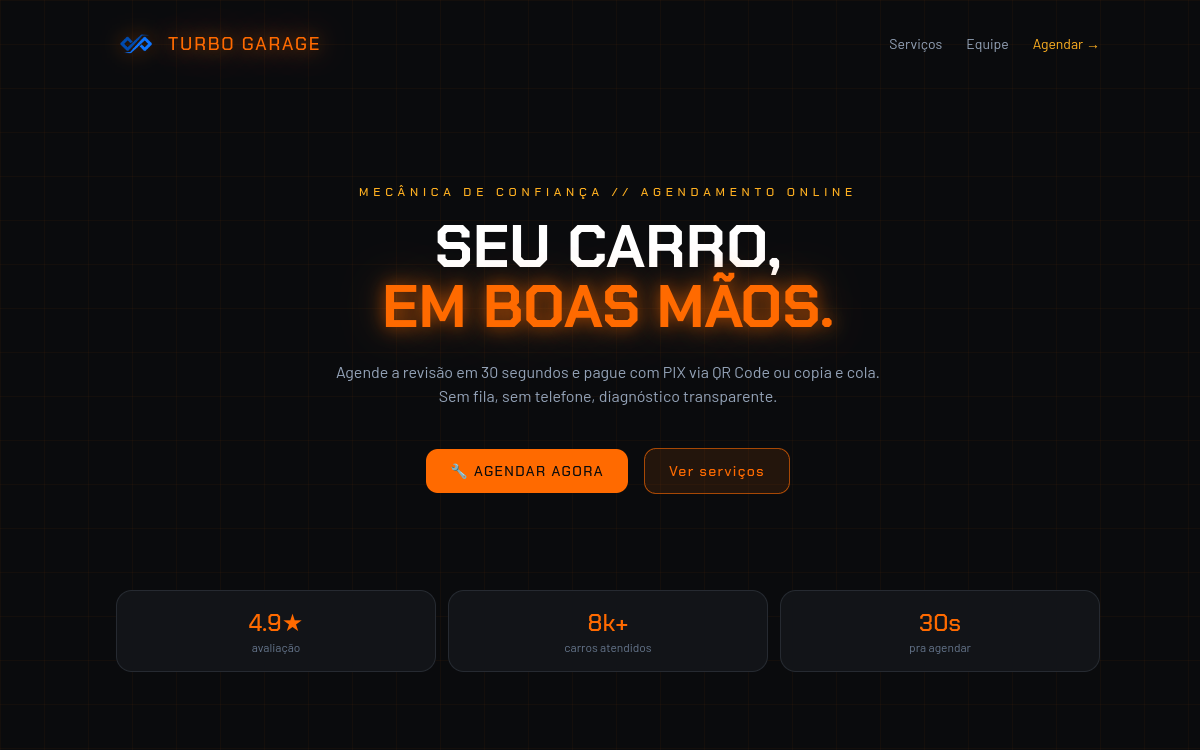 Captura do site Mecânica Oficina
